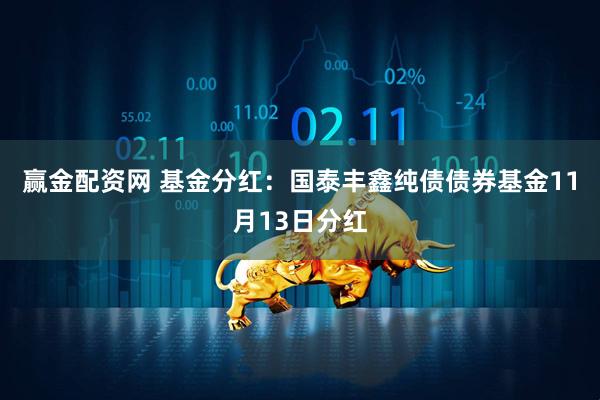 赢金配资网 基金分红：国泰丰鑫纯债债券基金11月13日分红